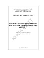 Xây dựng ứng dụng bắt gói tin cho mạng quản lý (Giang Quốc Minh) - 1 pot