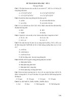 ĐỀ THAM KHẢO HÓA HỌC - ĐỀ 11 pot