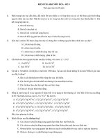 KIỂM TRA HKI MÔN HÓA - ĐỀ 8 pps