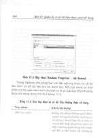 Tự học nhanh và hiệu quả SQL Server 7.0 part 9 pptx