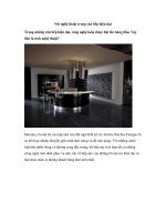 Nét nghệ thuật trong căn bếp hiện đại ppsx