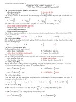 ĐỀ THI THỬ TỐT NGHIỆP MÔN VẬT LÝ TRƯỜNG THPT NGUYỄN TRƯỜNG TỘ doc