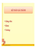 kế toán giá thành 1 pptx