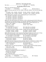 KIỂM TRA 1 TIẾT MÔN HOÁ HỌC ppsx