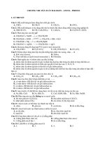 CHƯƠNG VIII: DẪN XUẤT HALOGEN - ANCOL - PHENOL docx