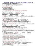 trắc nghiệm chương ii sinh thái di truyền học 12