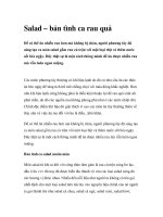 Salad – bản tình ca rau quả doc