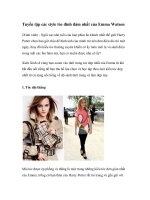 Tuyển tập các style tóc đình đám nhất của Emma Watson pps