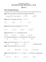 Đề cương ôn thi đại số lớp 7 bồi dưỡng tham khảo