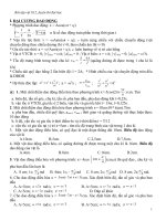 Bài tập về dao động đề thi đại học