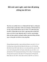 Đổi mới cách nghĩ, cách làm để phòng chống lao tốt hơn pot