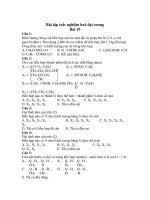 Bài tập trắc nghiệm hoá đại cương Bài 19 pot