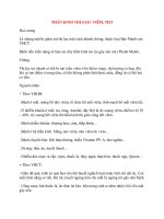 Bệnh Học Thực Hành: THẦN KINH THỊ GIÁC VIÊM, TEO doc