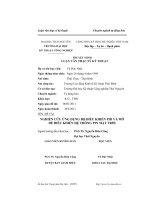 Luận văn thạc sĩ kỹ thuật nghiên cứu ứng dụng bộ điều khiển PID và mở để điều khiển hệ thống pin mặt trời