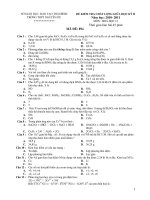ĐỀ KIỂM TRA CHẤT LỢNG GIỮA HỌC KỲ II- MÃ ĐỀ: 894 ppt