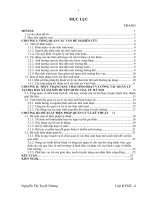 Đánh giá hiện trạng và đề xuất một số biện pháp quản lý rác thải sinh hoạt trên địa bàn Xã Sài Sơn, huyện Quốc Oai, thành phố Hà Nội