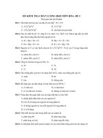 ĐỀ KIỂM TRA CHẤT LƯỢNG HKII MÔN HÓA- ĐỀ 5 docx