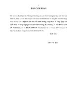 Đánh giá biến động các yếu tố môi trường tại vùng nuôi tôm hùm bình ba, thuộc xã cam bình, huyện cam ranh, tỉnh khánh hòa