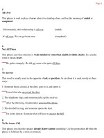 American Idioms and Some Phrases Just for Fun phần 2 ppsx