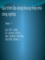 Qui trình lắp dựng khung thép nhà công [Autosaved] docx