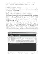 HOW TO DESIGN AND WRITE WEB PAGES TODAY phần 9 ppsx