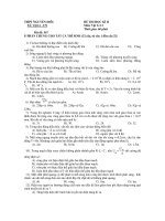 ĐỀ THI HỌC KÌ II Môn: Vật Lí 12 - Mã đề: 567 pps