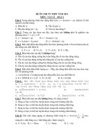 ĐỀ ÔN THI TN THPT NĂM 2011 MÔN : VẬT LÍ _ Đề số 1 pdf