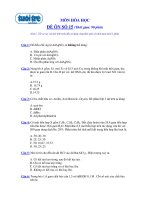 ĐỀ ÔN SỐ 15 (Thời gian: 90 phút) pptx