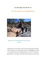 An toàn đập trước lũ lớn (7): Trao đổi ý kiến về sự cố đập khi lũ lớn ppsx