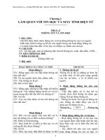 Giáo án tin học lớp 6 năm học 2013  2014