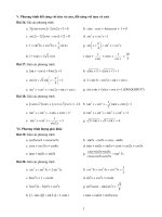 Các phương trình lượng giác pptx