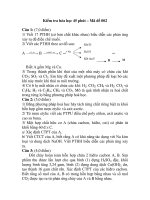 Kiểm tra hóa học 45 phút – Mã đề 002 pps