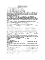 ĐỀ ÔN TẬP THI TN THPT MÔN VẬT LÍ - ĐỀ SỐ 3 pps