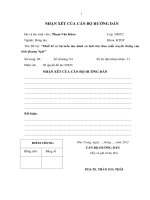 Thiết kế sơ bộ mẫu tàu đánh cá lưới kéo theo mẫu truyền thống của  tỉnh quảng ngãi