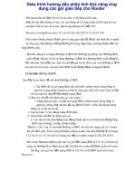 Giáo trình hướng dẫn phân tích khả năng ứng dụng các gói giao tiếp cho Router phần 1 docx