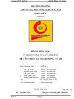 Thiết kế đồng hồ số