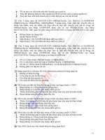 Ngân hàng đề thi Hệ thống thông tin quản lý ngành điện tử viễn thông - 2 docx