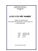 NGHIÊN cứu PHƯƠNG PHÁP TÁCH CHIẾT POLYMANNURONIC AXÍT từ RONG nâu ở TỈNH KHÁNH HOÀ