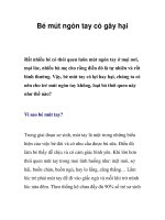 Bé mút ngón tay có gây hại docx