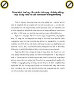 Giáo trình hướng dẫn phân tích quy trình tự động hóa bằng rơle và các conector thông thường phần 1 docx