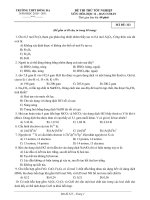 ĐỀ THI THỬ TỐT NGHIỆP MÔN: HÓA HỌC 12 – MÃ ĐỀ: 323 pptx