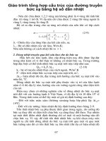 Giáo trình tổng hợp cấu trúc của đường truyền bức xạ bằng hệ số dẫn nhiệt phần 1 pptx