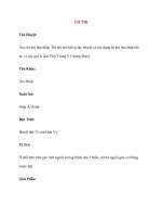 Lý thuyết Kinh mạch và Huyệt đạo: ÂM THỊ doc