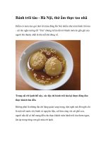 Bánh trôi tàu - Hà Nội, thứ ẩm thực tao nhã potx