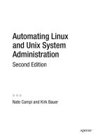 Automating Linux and Unix System Administration Second Edition phần 1 potx
