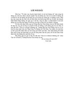 Tổ chức vận chuyển hành khách du lịch bằng đường sắt - Chương mở đầu ppt