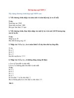 Bài tập hợp ngữ MIPS 1 pot