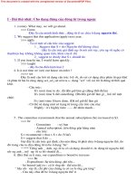 Động từ tiếng anh pps