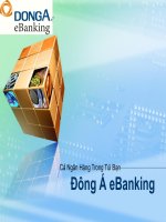 Bài thuyết trình: Đông Á Ebanking pot