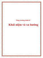 Tăng trưởng kinh tế - Khái niệm và xu hướng pps